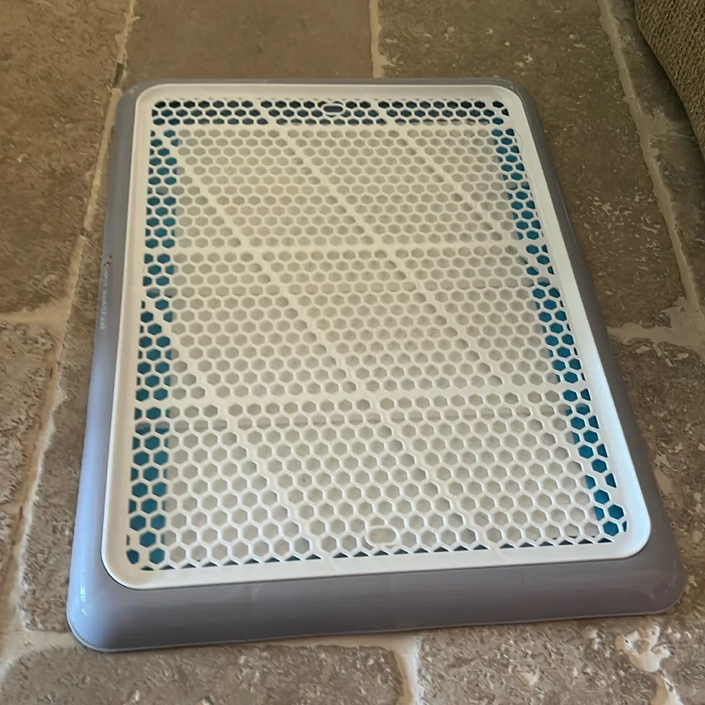 New in the box, small dog potty training pad holder & pads
